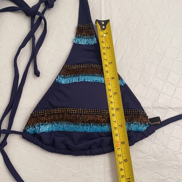 Hermanny by Vix navy and brown beaded bikini 12 - Picture 13 of 15